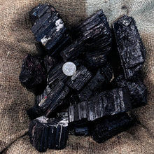 Load image into Gallery viewer, Halloween SALE!! HIGH END (Large) Black Tourmaline Rough (By the Pound)