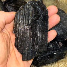 Load image into Gallery viewer, Halloween SALE!! HIGH END (Large) Black Tourmaline Rough (By the Pound)