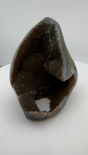 Load image into Gallery viewer, Daily Sale! Large Rainbow Amethyst Cut Base Specimen w/ Brown Polished Edge 2.06 lbs (I5)