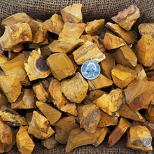 Load image into Gallery viewer, Christmas SALE!! Yellow Jasper Rough (By the Pound)