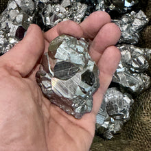 Load image into Gallery viewer, Halloween SALE!! RHOMBIC CUBIC Pyrite Rough (By the Pound)