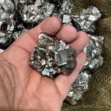 Load image into Gallery viewer, Halloween SALE!! RHOMBIC CUBIC Pyrite Rough (By the Pound)