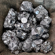 Load image into Gallery viewer, Halloween SALE!! RHOMBIC CUBIC Pyrite Rough (By the Pound)