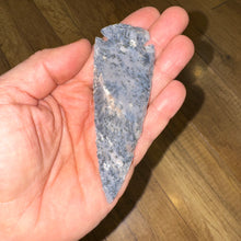 Load image into Gallery viewer, Jasper Stone Arrowhead – Approx. 4” Natural Hand-Carved Specimen