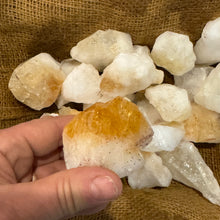 Load image into Gallery viewer, Citrine Points Rough Extra (LARGE) (By the Pound)
