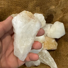 Load image into Gallery viewer, Citrine Points Rough Extra (LARGE) (By the Pound)