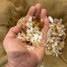 Load image into Gallery viewer, Halloween SALE!! SMALL Citrine Points Rough  1/4 LB Lot