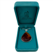 Load image into Gallery viewer, Mookaite Jasper Pendant & Necklace with a "Twin Rocks and Crystals" Velvet Box