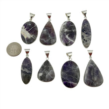 Load image into Gallery viewer, Tiffany Jasper Pendant & Necklace with a "Twin Rocks and Crystals" Velvet Box