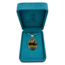 Load image into Gallery viewer, Bumble Bee Jasper Pendant & Necklace with a "Twin Rocks and Crystals" Velvet Box