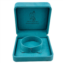 Load image into Gallery viewer, High Quality Sodalite & Opalite Stone Bracelet with a "Twin Rocks and Crystals" Velvet Box