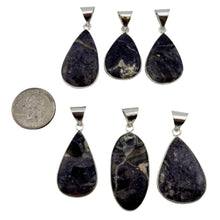 Load image into Gallery viewer, Purple Opal Pendant & Necklace with a "Twin Rocks and Crystals" Velvet Box
