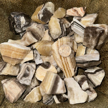 Load image into Gallery viewer, Zebra Calcite Rough (LARGE) (By the Pound)