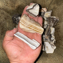 Load image into Gallery viewer, Zebra Calcite Rough (LARGE) (By the Pound)