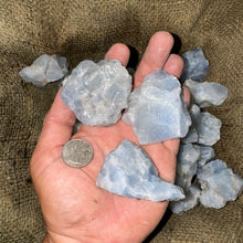 Load image into Gallery viewer, Blue Calcite Rough (LARGE) (By the Pound)