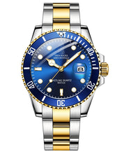 Load image into Gallery viewer, Twin Rocks and Crystals Men's Luxury Quartz Watch