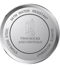 Load image into Gallery viewer, Twin Rocks and Crystals Men's Luxury Quartz Watch