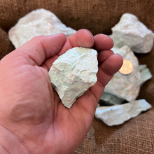 Load image into Gallery viewer, Halloween SALE!! Natural WHITE Turquoise Rough
