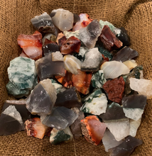 Load image into Gallery viewer, Halloween SALE!! Mixed Agate Rough (By the Pound)
