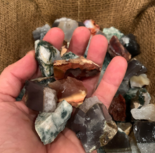 Load image into Gallery viewer, Halloween SALE!! Mixed Agate Rough (By the Pound)