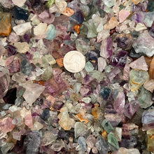 Load image into Gallery viewer, Small Rainbow Fluorite Rough (By the Pound)