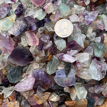 Load image into Gallery viewer, Small Rainbow Fluorite Rough (By the Pound)
