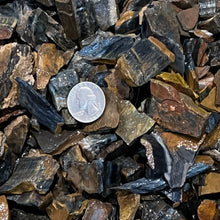 Load image into Gallery viewer, Christmas SALE!! SMALL Blue Tiger Eye Rough (By the Pound)