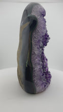 Load and play video in Gallery viewer, Daily Sale! Huge Amethyst Polished Cut Base Specimen 7.7 lbs (I10)