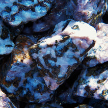 Load image into Gallery viewer, Indigo Gabro Rough (By the Pound)