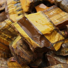Load image into Gallery viewer, Gold Tiger Eye Rough (By the Pound)