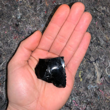 Load image into Gallery viewer, Charged Black Obsidian Single Stone