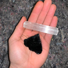 Load image into Gallery viewer, Charged Black Obsidian Single Stone