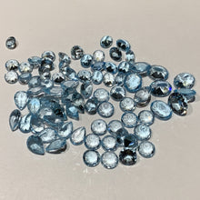 Load image into Gallery viewer, CLOSEOUT SALE!! Faceted Blue Topaz - Mixed Sizes (50 CARAT LOT)