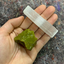 Load image into Gallery viewer, Charged Green Opal Single Stone