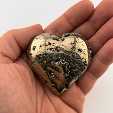 Load image into Gallery viewer, Polished Pyrite Heart Size #2