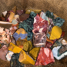 Load image into Gallery viewer, Halloween SALE!! Mixed Jasper Rough (By the Pound)