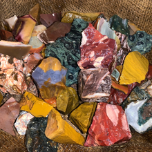 Load image into Gallery viewer, Halloween SALE!! Mixed Jasper Rough (By the Pound)