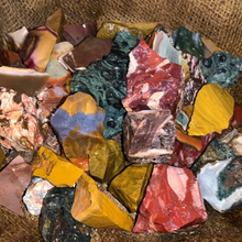 Load image into Gallery viewer, Halloween SALE!! Mixed Jasper Rough (By the Pound)
