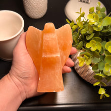 Load image into Gallery viewer, Selenite Angel (Orange)