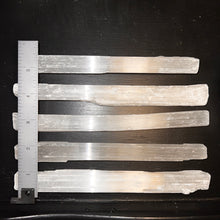 Load image into Gallery viewer, Selenite Rough Sticks (8 inch)