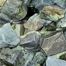 Load image into Gallery viewer, Green/Gray Serpentine Rough (By the Pound)