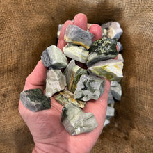 Load image into Gallery viewer, Green/Gray Serpentine Rough (By the Pound)