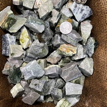 Load image into Gallery viewer, Green/Gray Serpentine Rough (By the Pound)