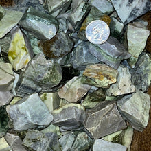 Load image into Gallery viewer, Green/Gray Serpentine Rough (By the Pound)