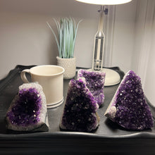 Load image into Gallery viewer, Amethyst Cut Base Size 3 (1.3 - 1.8 lbs) Amethyst Druze Geode - Home Decor