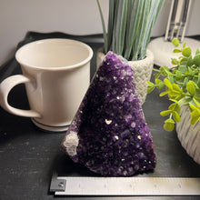 Load image into Gallery viewer, Amethyst Cut Base Size 3 (1.3 - 1.8 lbs) Amethyst Druze Geode - Home Decor
