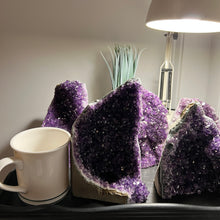 Load image into Gallery viewer, Amethyst Cut Base Size 5 (2.5 - 3.5 lbs) Amethyst Druze Geode - Home Decor