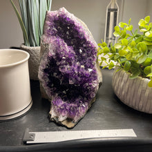 Load image into Gallery viewer, Amethyst Cut Base Size 6 (3.5 - 5.5 lbs) Amethyst Druze Geode - Home Decor