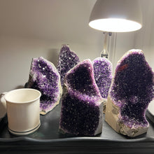 Load image into Gallery viewer, Amethyst Cut Base Size 6 (3.5 - 5.5 lbs) Amethyst Druze Geode - Home Decor