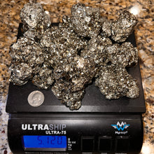 Load image into Gallery viewer, Halloween SALE!! PYRITE Rough (Mixed Sizes) - 5 POUND LOT